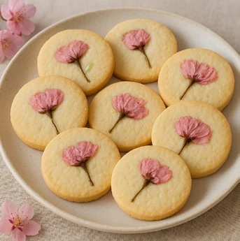 Ochiai Japanese cookie collection with matcha and sakura