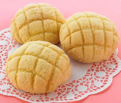 Classic Japanese melon pan