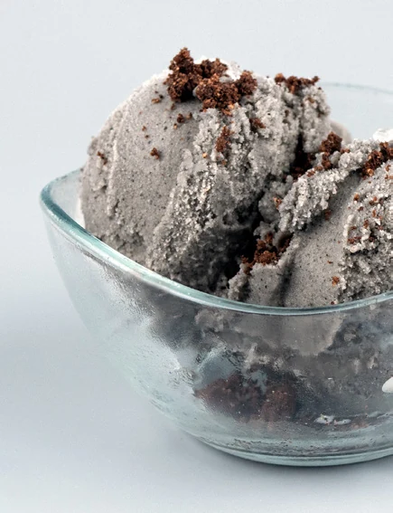Kurimu black sesame sorbet from the HORECA 2026 catalogue
